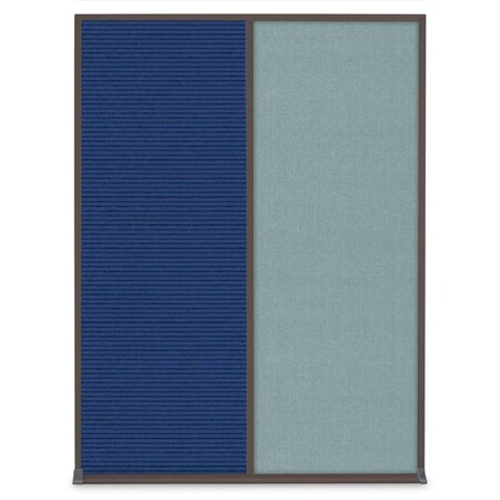 United Visual Products Single Door Radius Plus Corkboard, 24"X UV8001PLUS-GOLD-FORBO